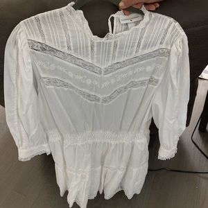 Love Shack Fancy White Dress size xL